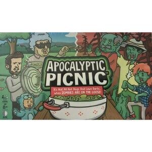Apocalyptic Picnic Game Board Family Action Packed Zombie Card Winning Moves
